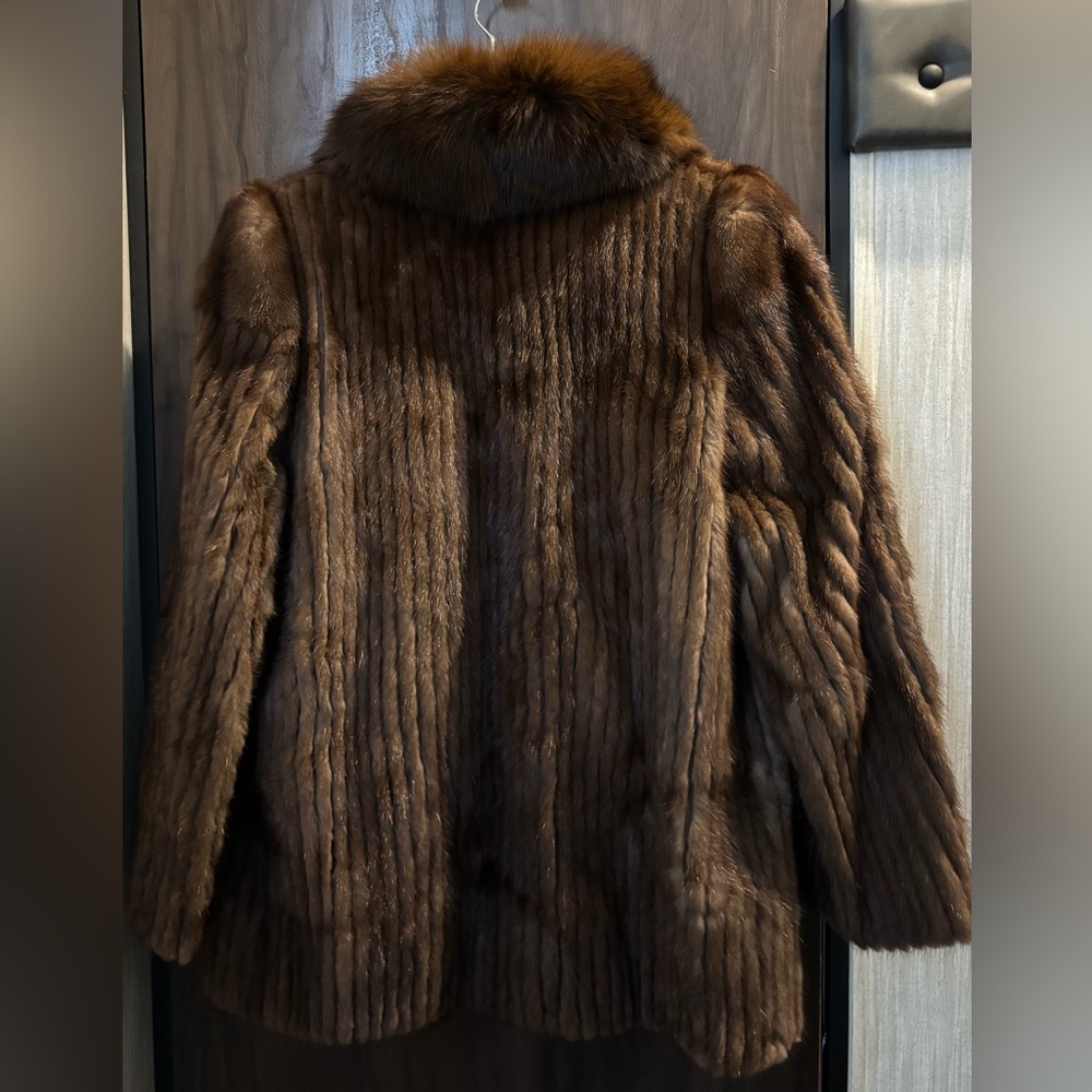 Saga Furs Mink Fur Coat. Women’s size 8 - Picture 2 of 6